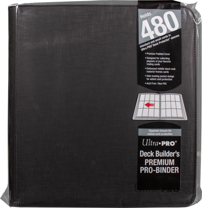 4 Binders 3 Ring Heavy Duty Ultra Pro Premiere Playset Pro-Binder: Black  (15321) | Shop At Gather 4-UP Playset Binder